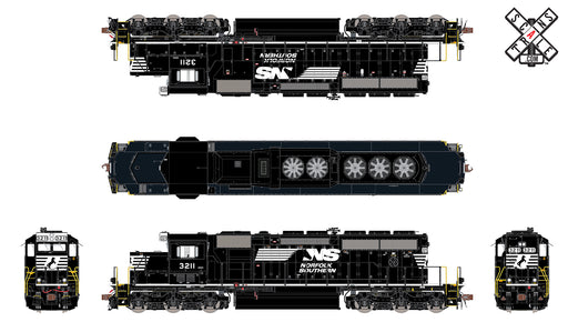 ScaleTrains 32872 Rivet Counter HO Scale EMD SD40-2 Norfolk Southern NS 3210