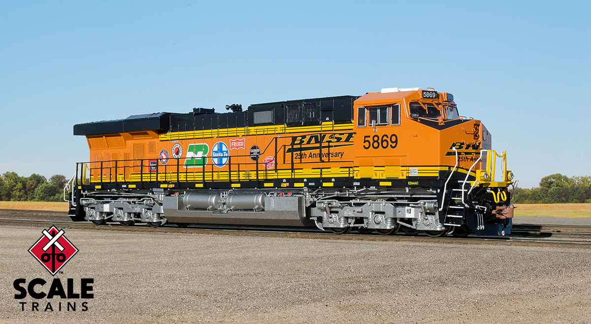 ScaleTrains 32879 Rivet HO Scale GE ES44AC BNSF 25th Anniversary 5869 DCC LokSound
