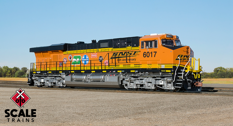ScaleTrains 32884 Rivet HO Scale GE ES44AC BNSF 25th Anniversary 6017