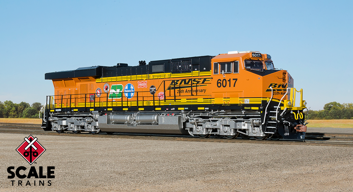 ScaleTrains 32884 Rivet HO Scale GE ES44AC BNSF 25th Anniversary 6017
