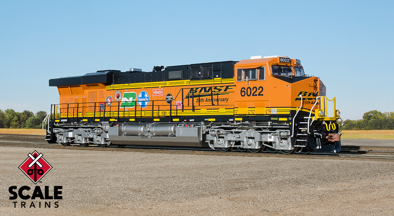 ScaleTrains 32886 Rivet HO Scale GE ES44AC BNSF 25th Anniversary 6022