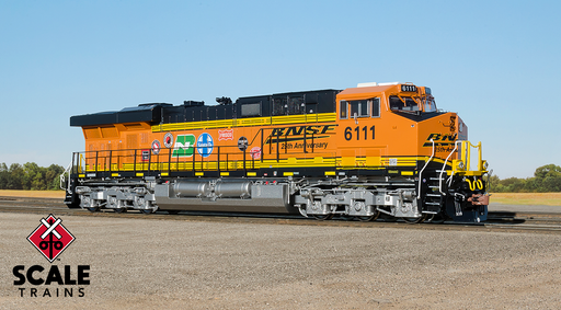 ScaleTrains 32891 Rivet HO Scale GE ES44AC BNSF 25th Anniversary 6111 DCC LokSoundScaleTrains 32891 Rivet HO Scale GE ES44AC BNSF 25th Anniversary 6111 DCC LokSound