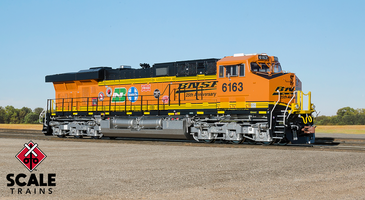ScaleTrains 32893 Rivet HO Scale GE ES44AC BNSF 25th Anniversary 6163 DCC LokSound