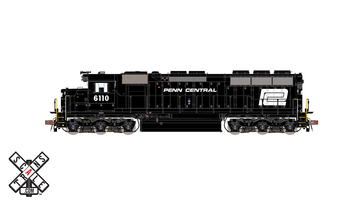 ScaleTrains 32912 HO Scale EMD SD45 Penn Central PC 6110 DCC Sound