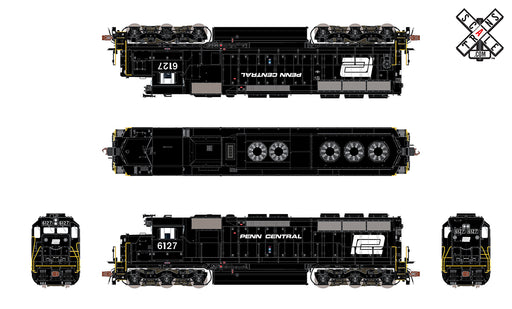 ScaleTrains 32916 HO Scale EMD SD45 Penn Central PC 6127 DCC Sound