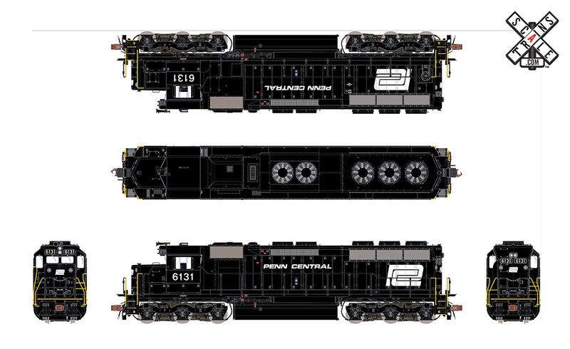ScaleTrains 32919 HO Scale EMD SD45 Penn Central PC 6131