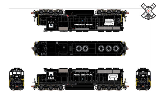 ScaleTrains 32919 HO Scale EMD SD45 Penn Central PC 6131