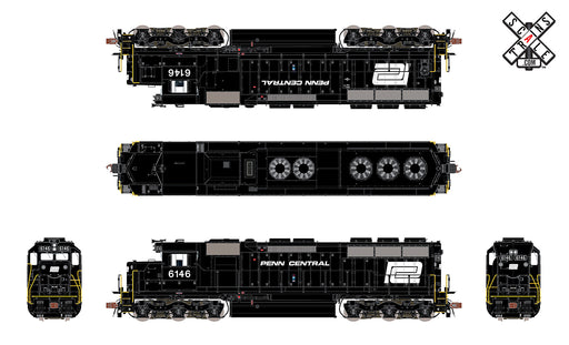 ScaleTrains 32920 HO Scale EMD SD45 Penn Central PC 6146 DCC Sound