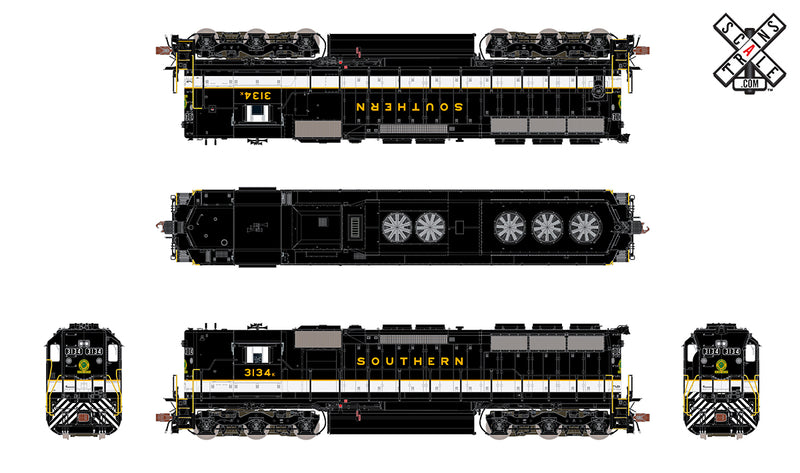 ScaleTrains 32931 HO Scale EMD SD45 Southern (Dulux Lettering) 3134
