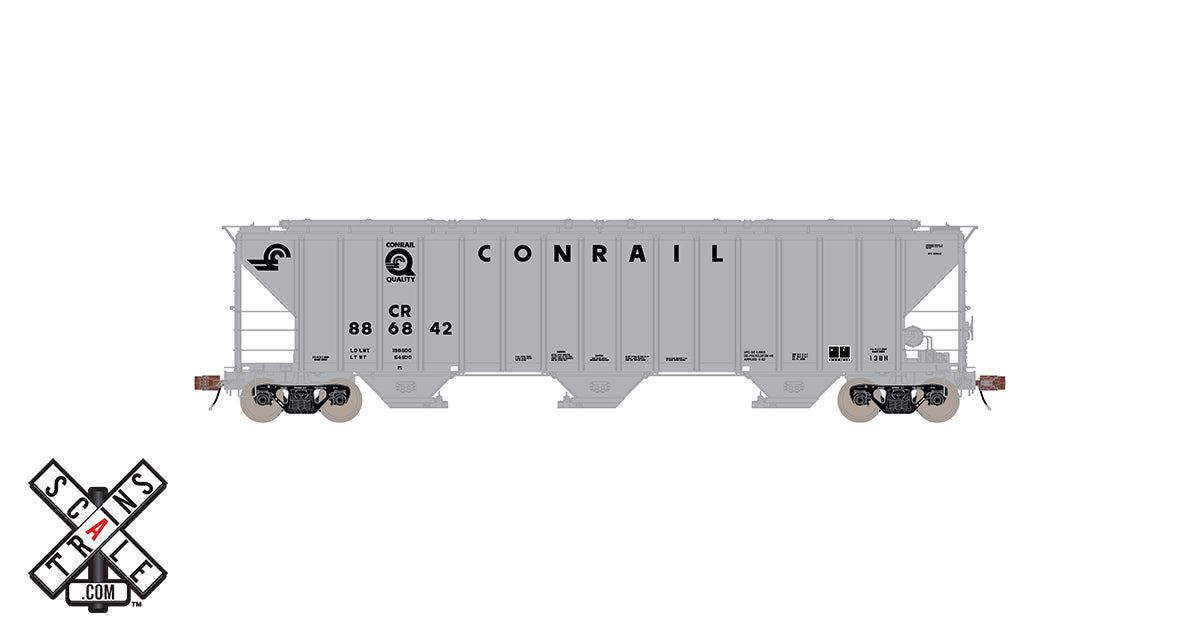ScaleTrains 33026 HO Scale Rivet Counter PS-2CD 4785 Covered Hopper Conrail Quality CR 886842
