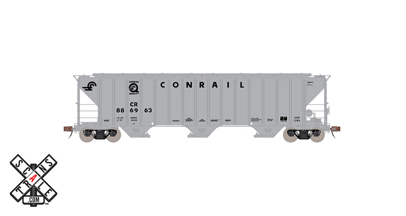 ScaleTrains 33027 HO Scale Rivet Counter PS-2CD 4785 Covered Hopper Conrail Quality CR 886963