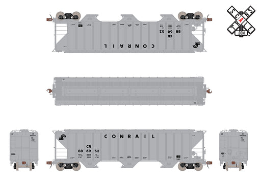 ScaleTrains 33029 HO Scale Rivet Counter PS-2CD 4785 Covered Hopper Conrail CR 886952