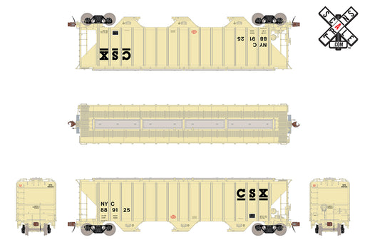 ScaleTrains 33033 HO Scale Rivet Counter PS-2CD 4785 Covered Hopper CSX / NYC 889125