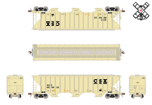 ScaleTrains 33035 HO Scale Rivet Counter PS-2CD 4785 Covered Hopper CSX / NYC 889923