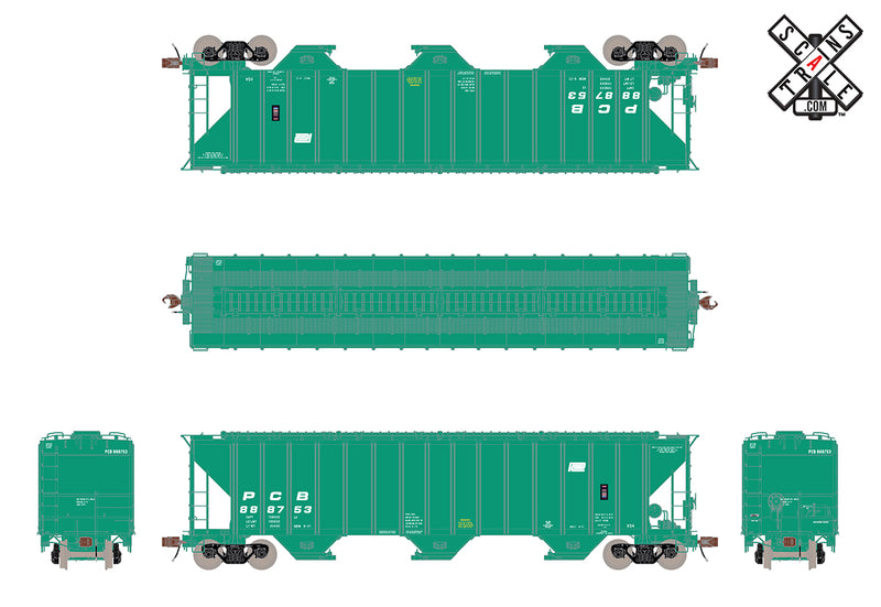 ScaleTrains 33036 HO Scale Rivet Counter PS-2CD 4785 H54 Covered Hopper Penn Central PC 888753