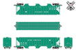 ScaleTrains 33038 HO Scale Rivet Counter PS-2CD 4785 H54 Covered Hopper Penn Central PC 889100