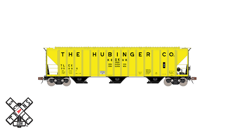 ScaleTrains 33041 HO Scale Rivet Counter PS-2CD 4785 Covered Hopper Hubinger TLCX 35005