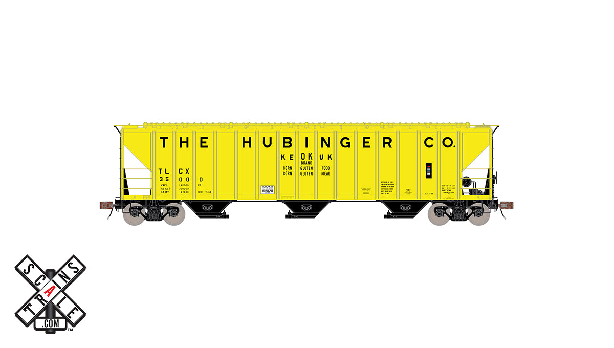 ScaleTrains 33042 HO Scale Rivet Counter PS-2CD 4785 Covered Hopper Hubinger TLCX 35008