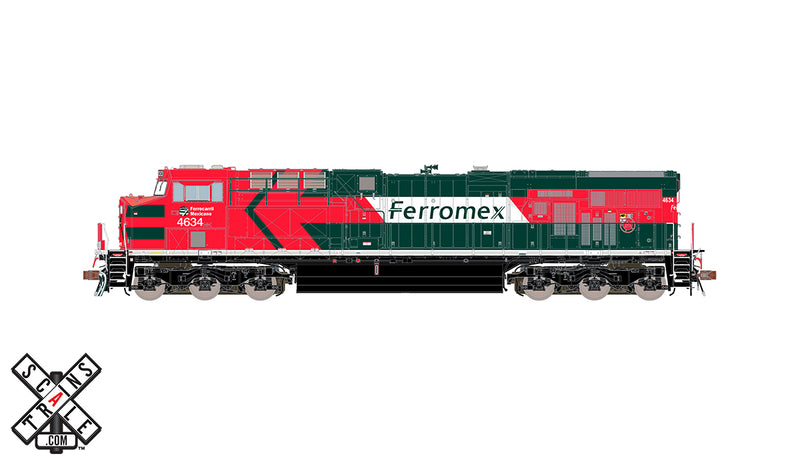 ScaleTrains 33075 Rivet HO GE ES44AC Ferromex FXE 4634 DCC Sound