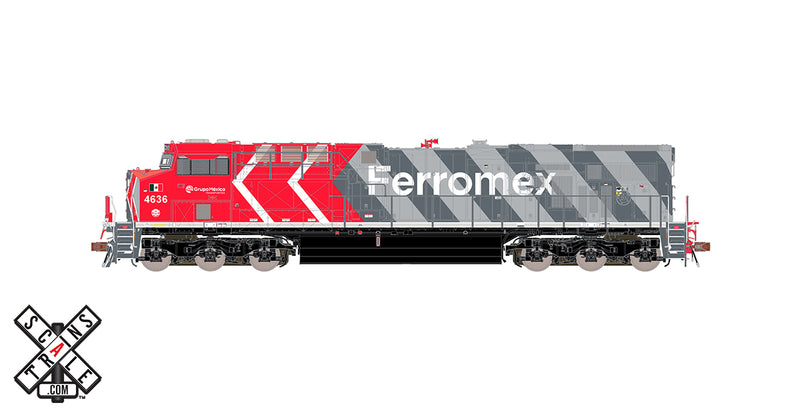 ScaleTrains 33078 Rivet HO GE ES44AC Ferromex "Zebra" FXE 4636