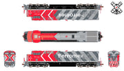 ScaleTrains 33080 Rivet HO GE ES44AC Ferromex "Zebra" FXE 4643