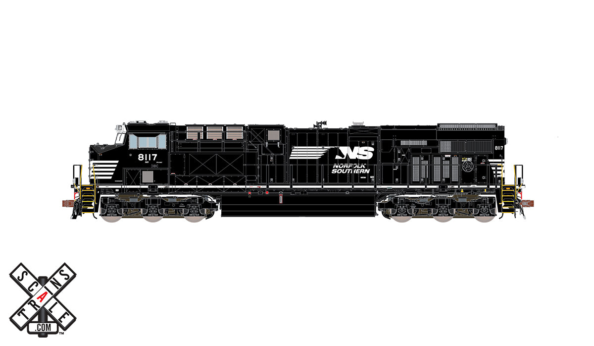 ScaleTrains 33094 Rivet HO Scale GE ES44AC Norfolk Southern Horsehead/PTC NS 8117