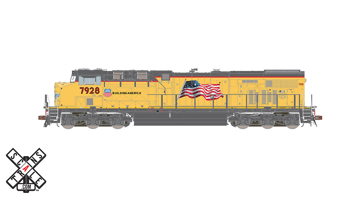 ScaleTrains 33108 Rivet HO Scale GE ES44 C45ACCTE GEVo Union Pacific UP 8037