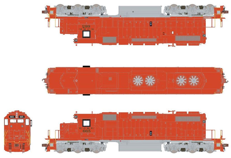 ScaleTrains 33123 HO Scale EMD SD38-2 Diesel Elgin Joliet & Eastern EJ&E 666 DCC LokSound