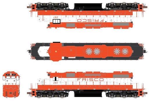 ScaleTrains 33141 HO Scale EMD SD38-2 Diesel Frisco SLSF 297 DCC LokSound