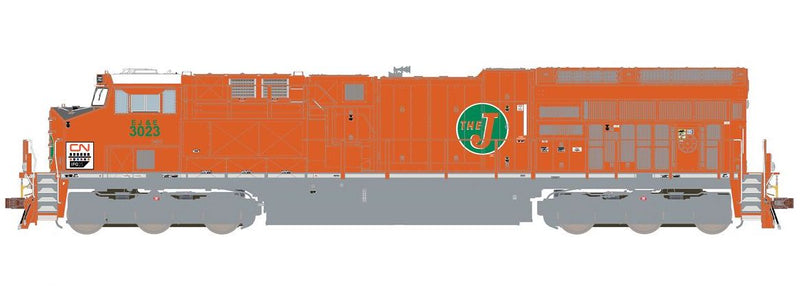 ScaleTrains 33181 HO Scale GE ET44AC Diesel EJ&E Heritage CN 3023 DCC & Sound