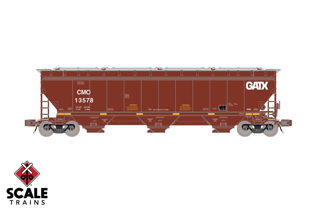 ScaleTrains 33238 Rivet N Scale Gunderson 5188 Covered Hopper GATX CMO 13578