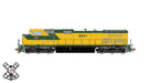 ScaleTrains 33468 Rivet HO Scale GE Dash 9 (C44-9W) Chicago NorthWestern CN&W 8647 DCC and LokSound
