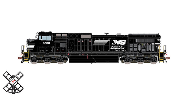 ScaleTrains 33478 Rivet HO Scale GE Dash 9 (C40-9W) Norfolk Southern NS 9581 DCC and LokSound