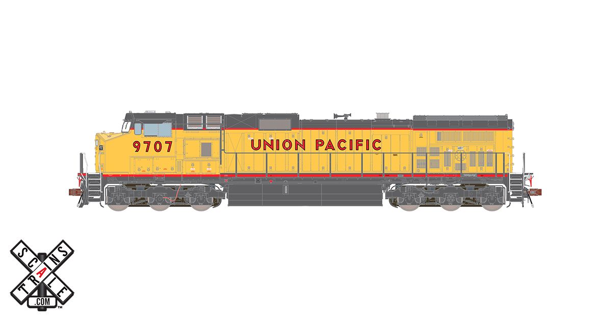 ScaleTrains 33509 Rivet Counter HO Scale GE Dash 9 (C44-9W) Union Pacific UP 9719