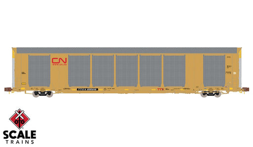 ScaleTrains 33733 Rivet N Scale Gunderson Multi-Max Autorack Canadian National CN TTGX 695824
