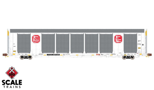 ScaleTrains 33751 Rivet N Scale Gunderson Multi-Max Autorack Kansas City Southern KCS TTGX 697167