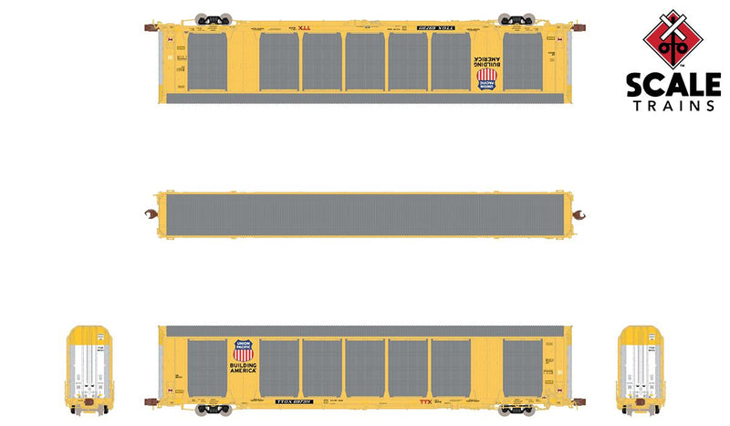 ScaleTrains 33765 Rivet N Scale Gunderson Multi-Max Autorack UP TTGX 697311