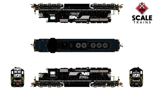 ScaleTrains 33780 Rivet N Scale EMD SD40-2 Norfolk Southern NS 3233