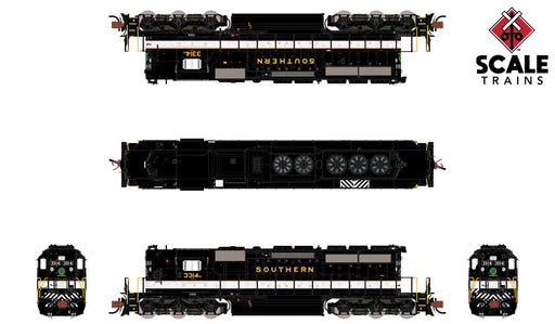 ScaleTrains 33816 Rivet N Scale EMD High Hood SD40-2 "Dulux" Southern 3317L