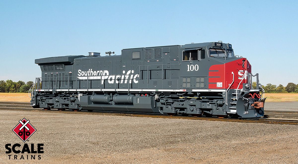 ScaleTrains 38475 HO Scale GE AC4400CW Diesel Southern Pacific SP 100 LokSound