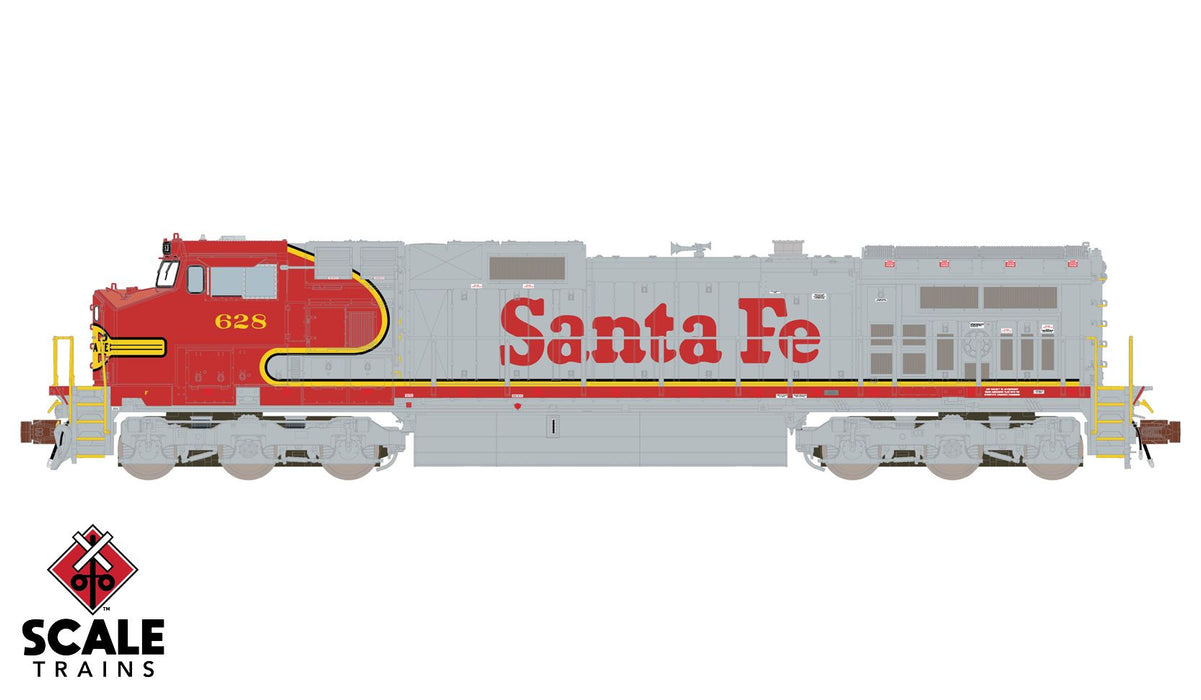 ScaleTrains 38515 Rivet N GE Dash 9-44CW Santa Fe ATSF 640 DCC and LokSound