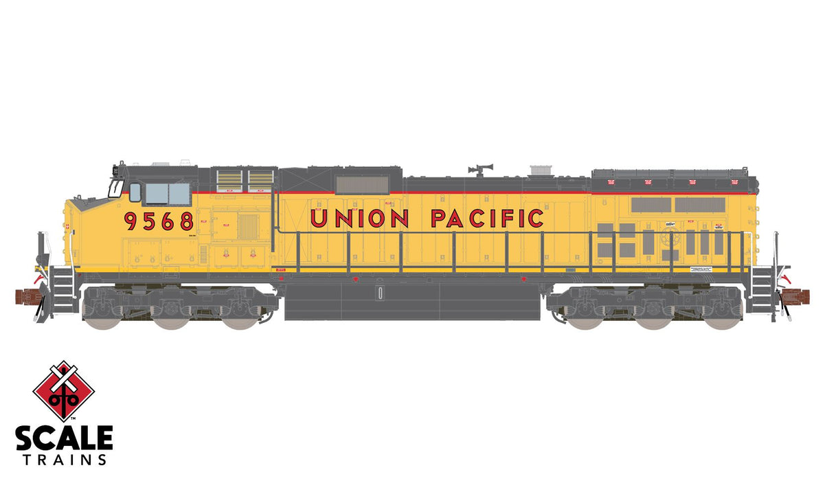 ScaleTrains 38543 Rivet Counter N Scale GE Dash 9-44CW Union Pacific UP 9568 DCC and LokSound