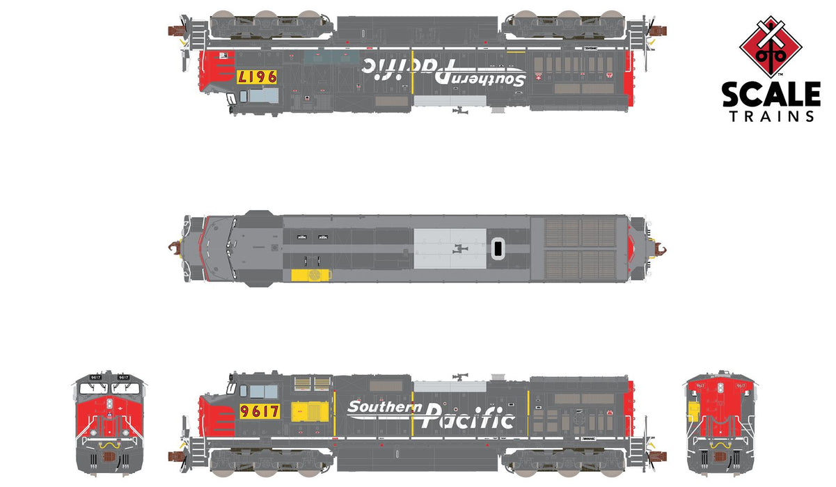 ScaleTrains 38552 Rivet Counter N Scale GE Dash 9-44CW Ex-SP Union Pacific UP 9617