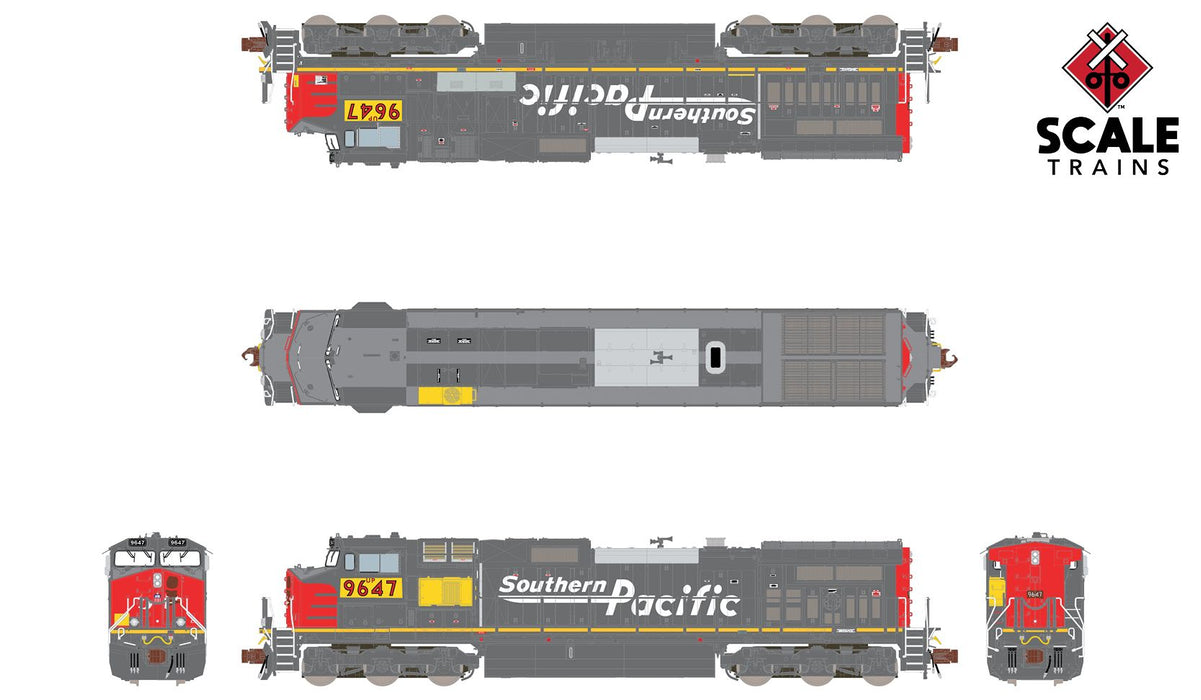 ScaleTrains 38553 Rivet Counter N Scale GE Dash 9-44CW Ex-SP Union Pacific UP 9647 DCC and LokSound