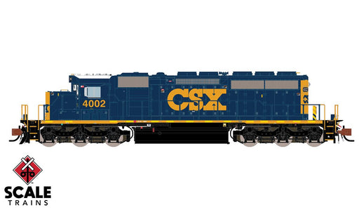 ScaleTrains 38620 Rivet N Scale EMD SD40-3 CSX 4002