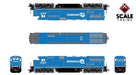 ScaleTrains 38759 Rivet HO GE C39-8 Phase III "Ditch Lights" Conrail Quality CR 6009 DCC & Sound