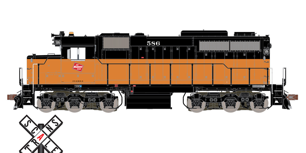 ScaleTrains 70024 HO Scale Museum Quality EMD SDL39 Milwaukee Road MIL ...