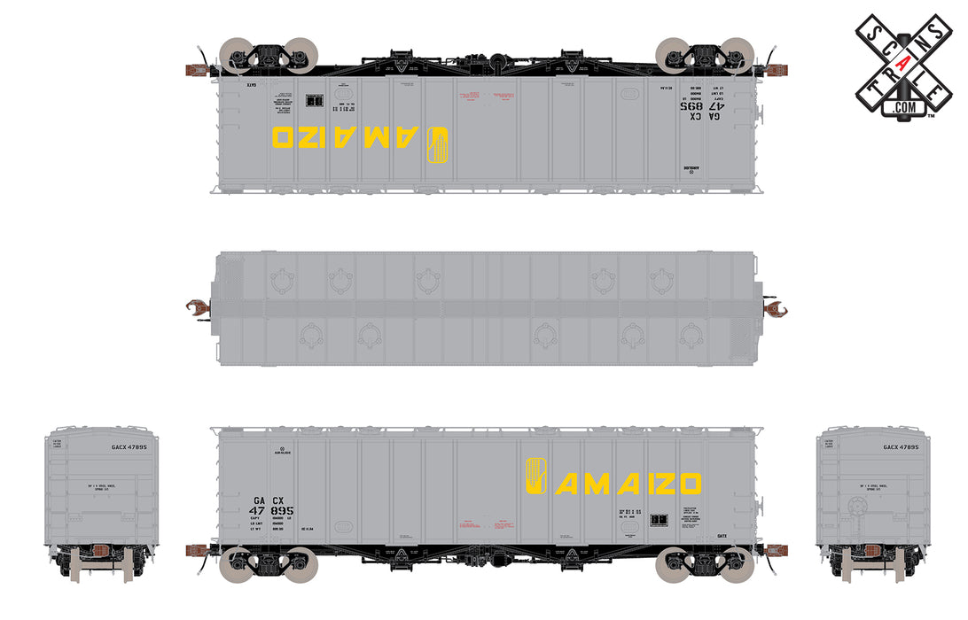 ScaleTrains HO Scale 32983 Rivet 4180 Airslide Hopper American Maize AMAIZO GACX 47895