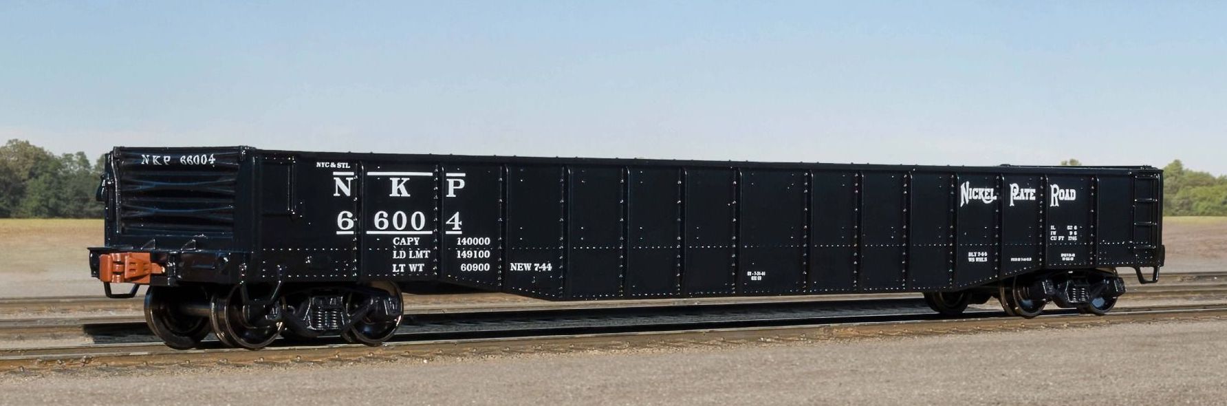 ScaleTrains Kit Classics 1196 HO Scale 52'6" Mill Gondola Nickel Plate Road NKP 66049