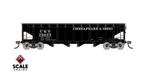 ScaleTrains Kit Classics 1207 70 Ton 4 Bay Open Hopper Chesapeake & Ohio C&O 72557